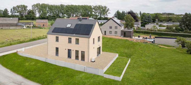Un client nous ouvre les portes de sa maison neuve à Pont-à-Celles