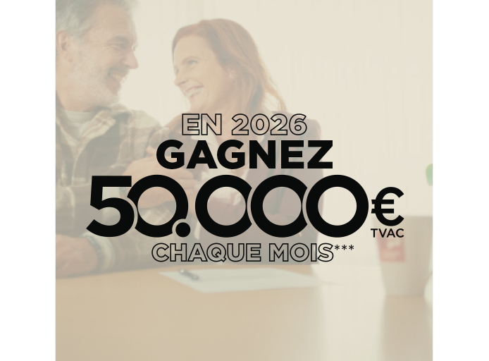 Gagnez 50.000€ chaque mois