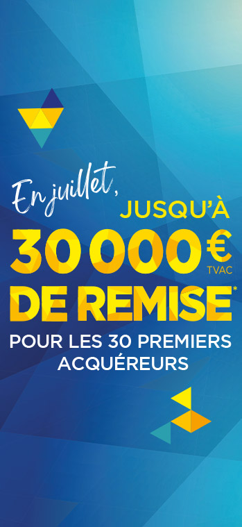 Jusqu'à 30 000€ de remise pour les 30 premiers acquéreurs