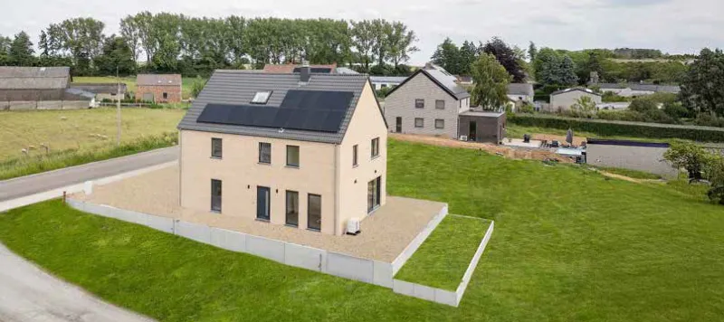 Un client nous ouvre les portes de sa maison neuve à Pont-à-Celles