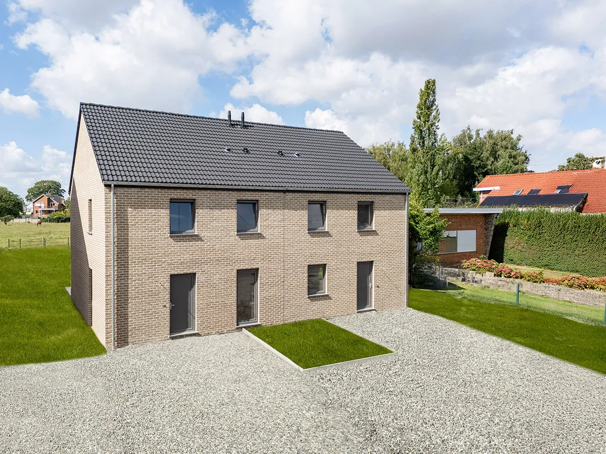 Un client nous ouvre les portes de sa maison neuve à Soignies