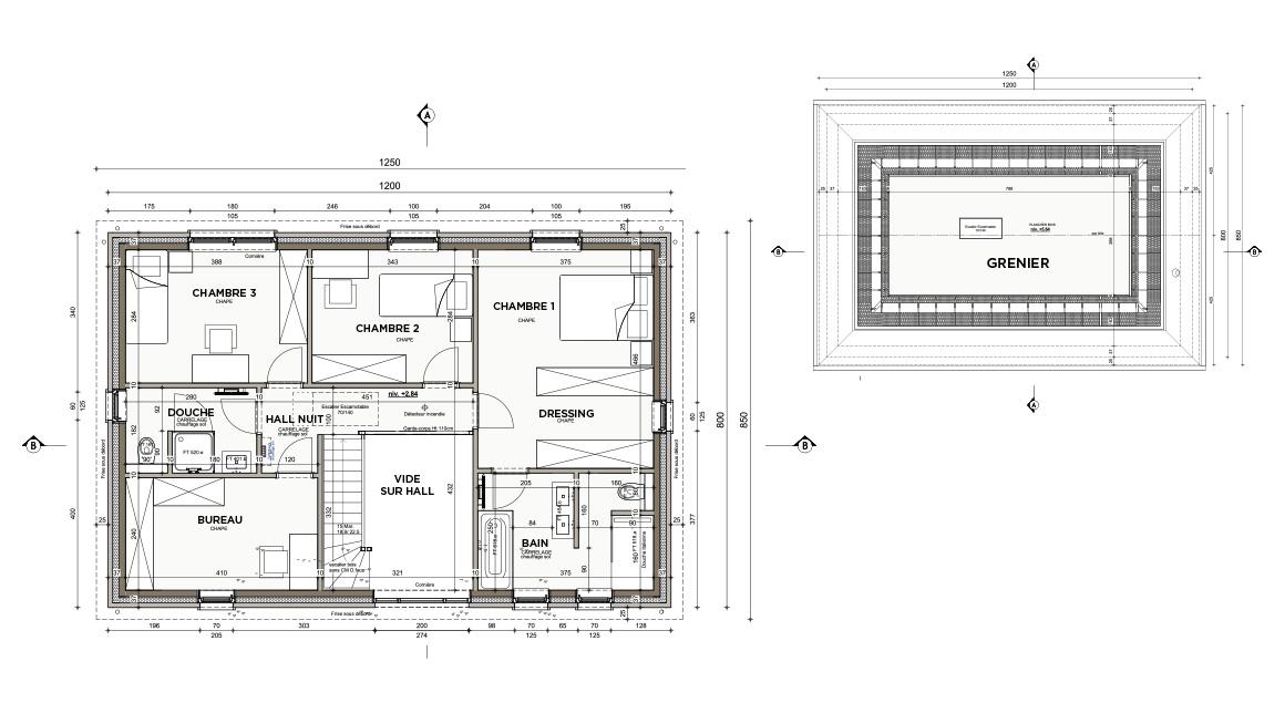 Maison d'inspiration 04 - Plan