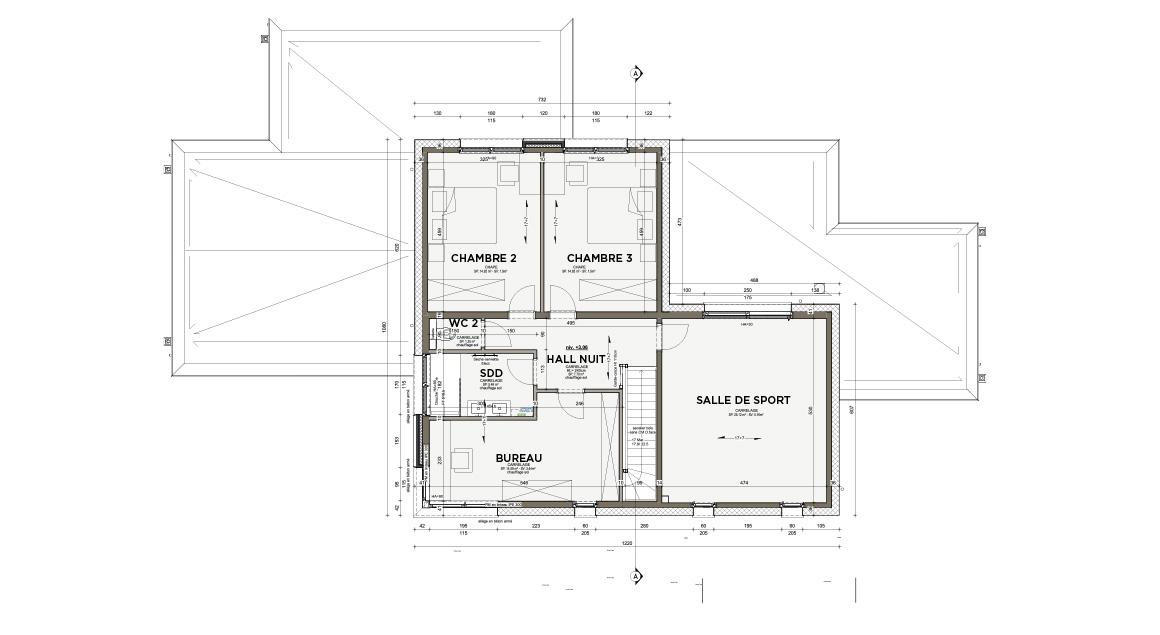 Maison d'inspiration 05 - Plan