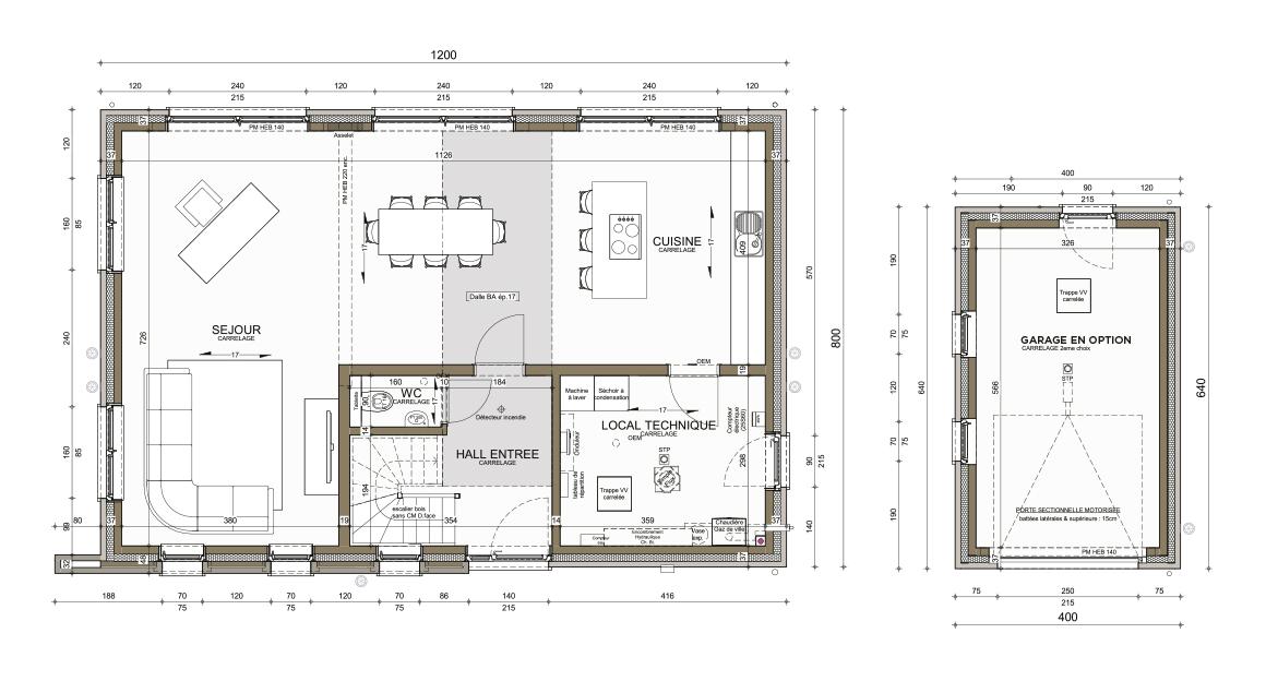 Ecostyle 01 - Plan rez-de-chaussée