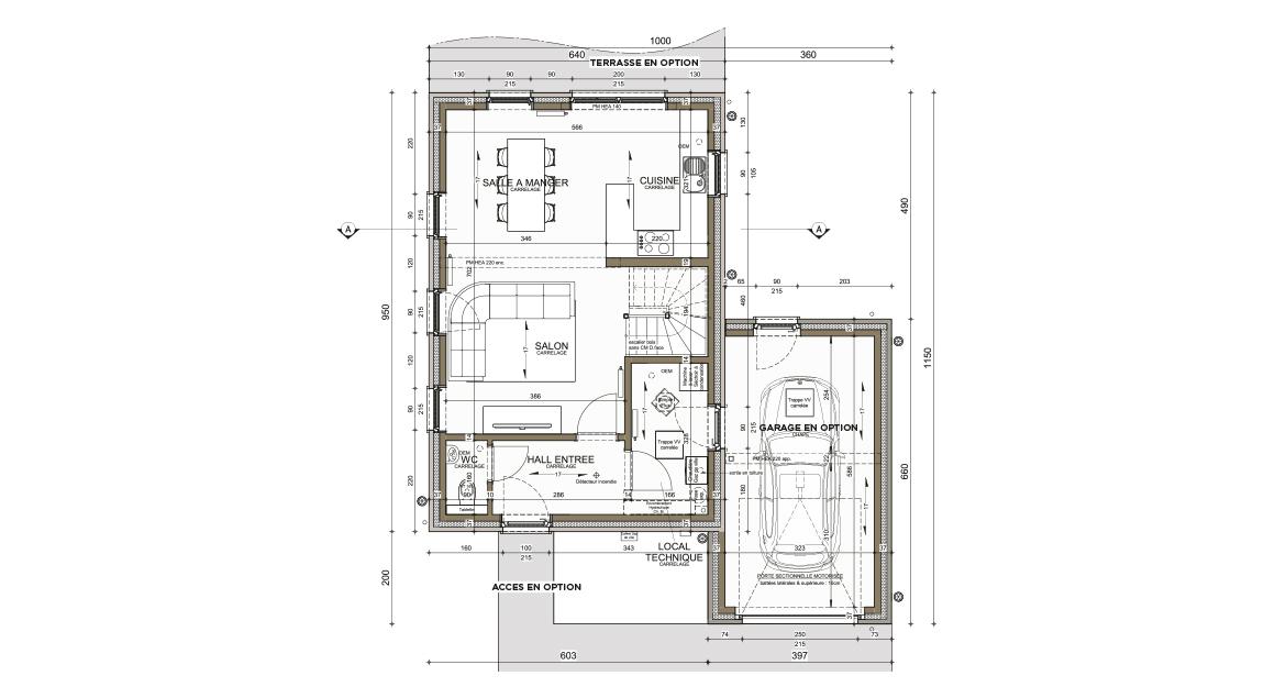 Ecostyle 02 - Plan rez-de-chaussée