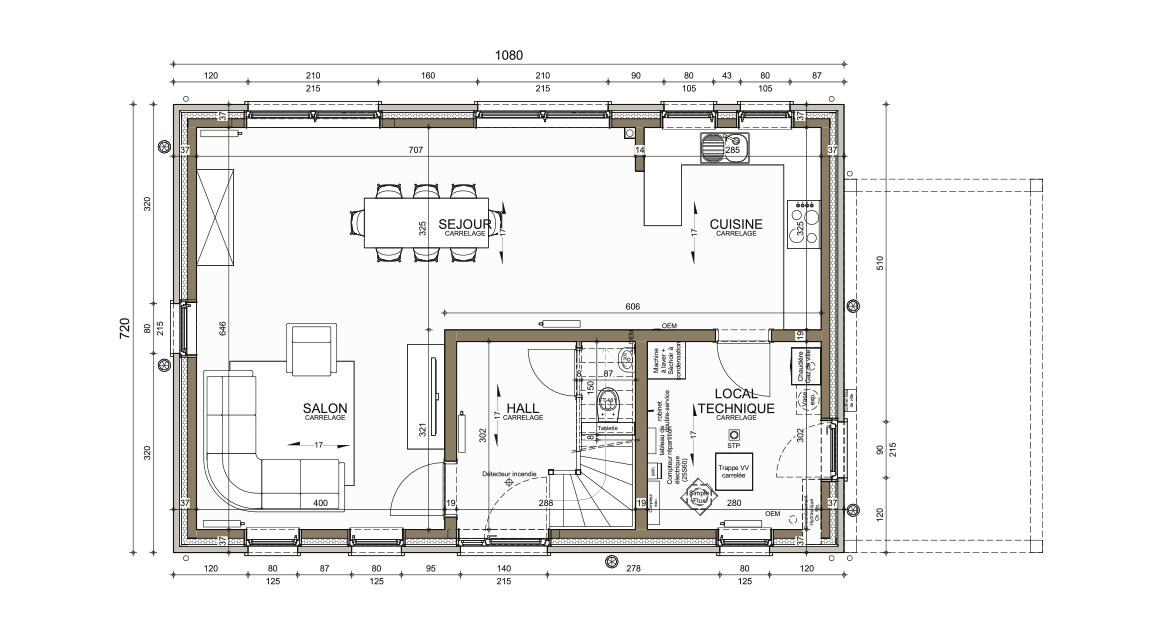 Ecostyle 03 - Plan rez-de-chaussée