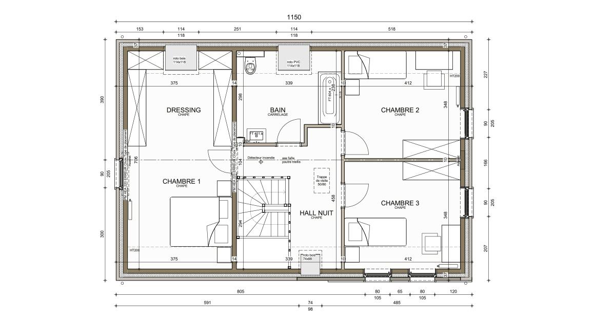 Ecostyle 04 - Plan étage