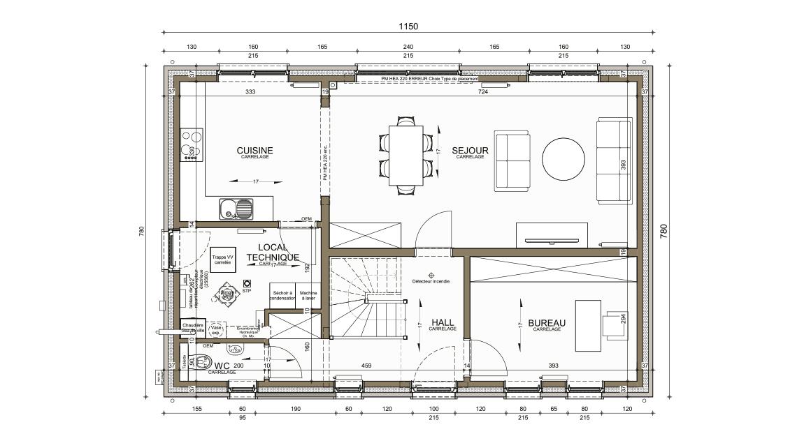 Ecostyle 04 - Plan rez-de-chaussée