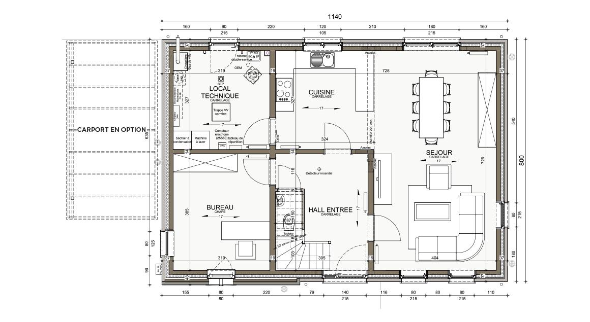 Ecostyle 06 - Plan rez-de-chaussée