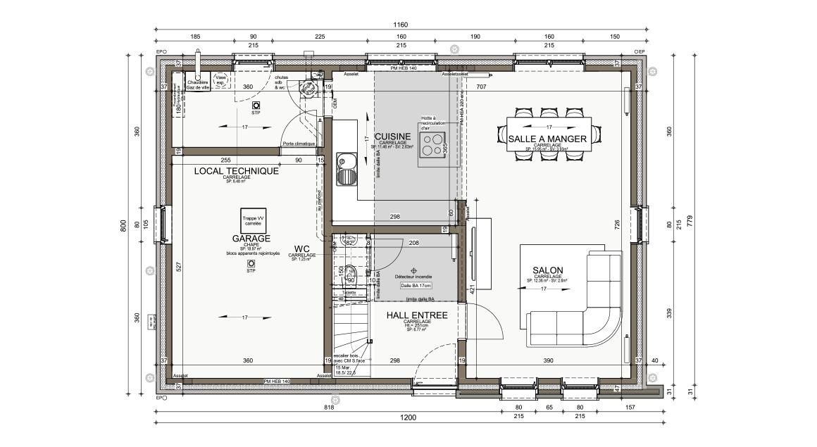 Ecostyle 08 - Plan rez-de-chaussée