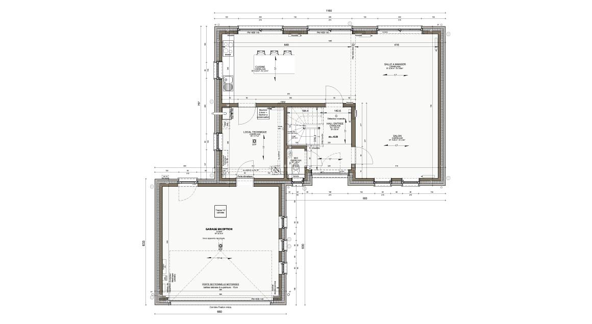 Ecostyle 09 - Plan rez-de-chaussée