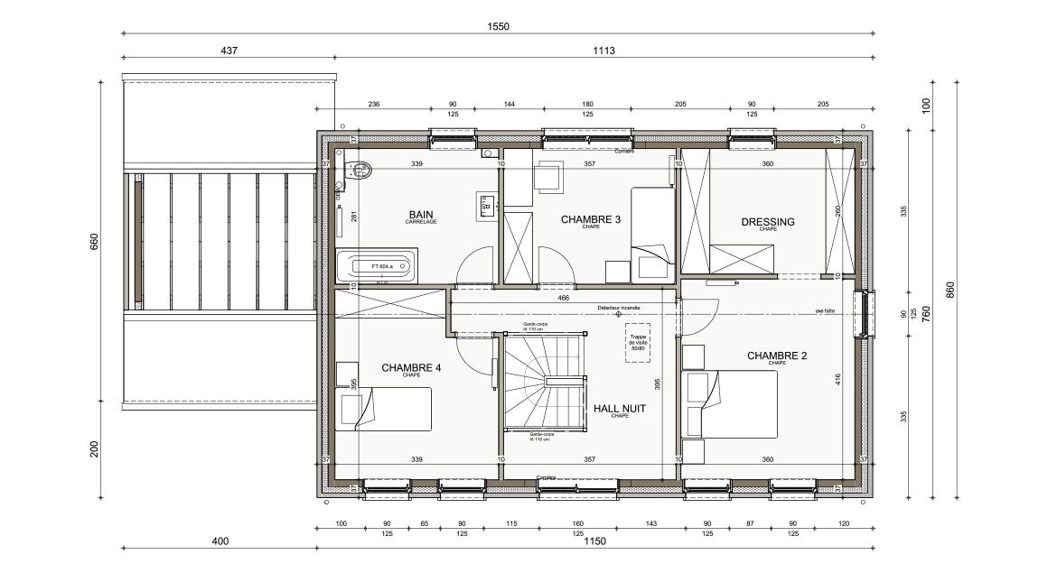 Ecostyle 13 - Plan étage