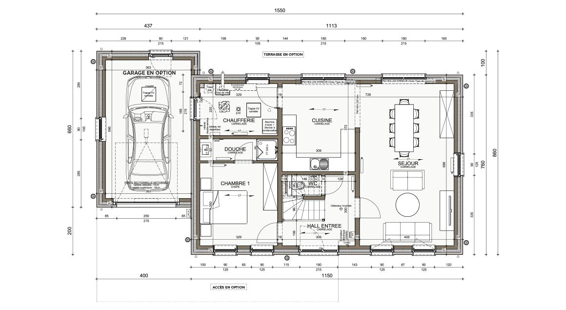Ecostyle 13 - Plan rez-de-chaussée
