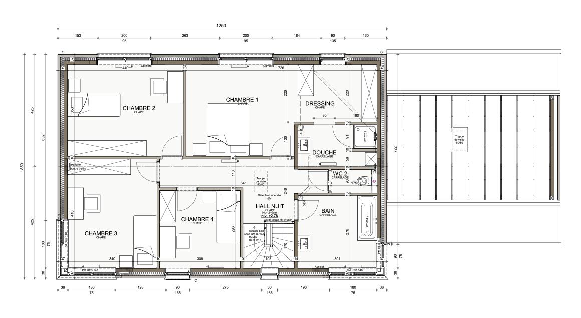 Ecostyle 14 - Plan étage