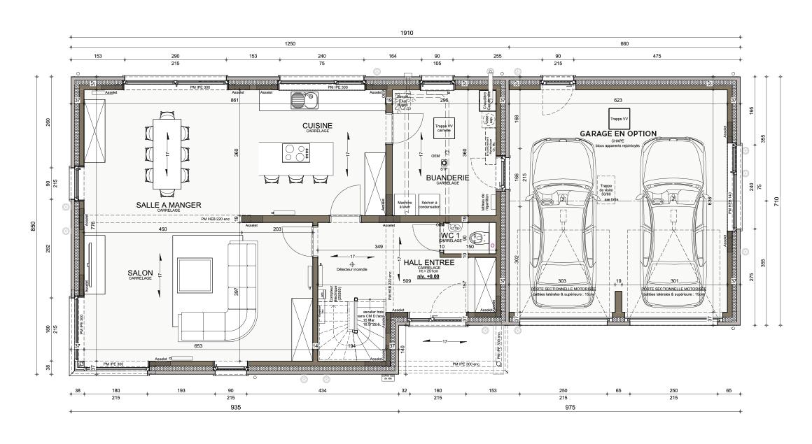 Ecostyle 14 - Plan rez-de-chaussée