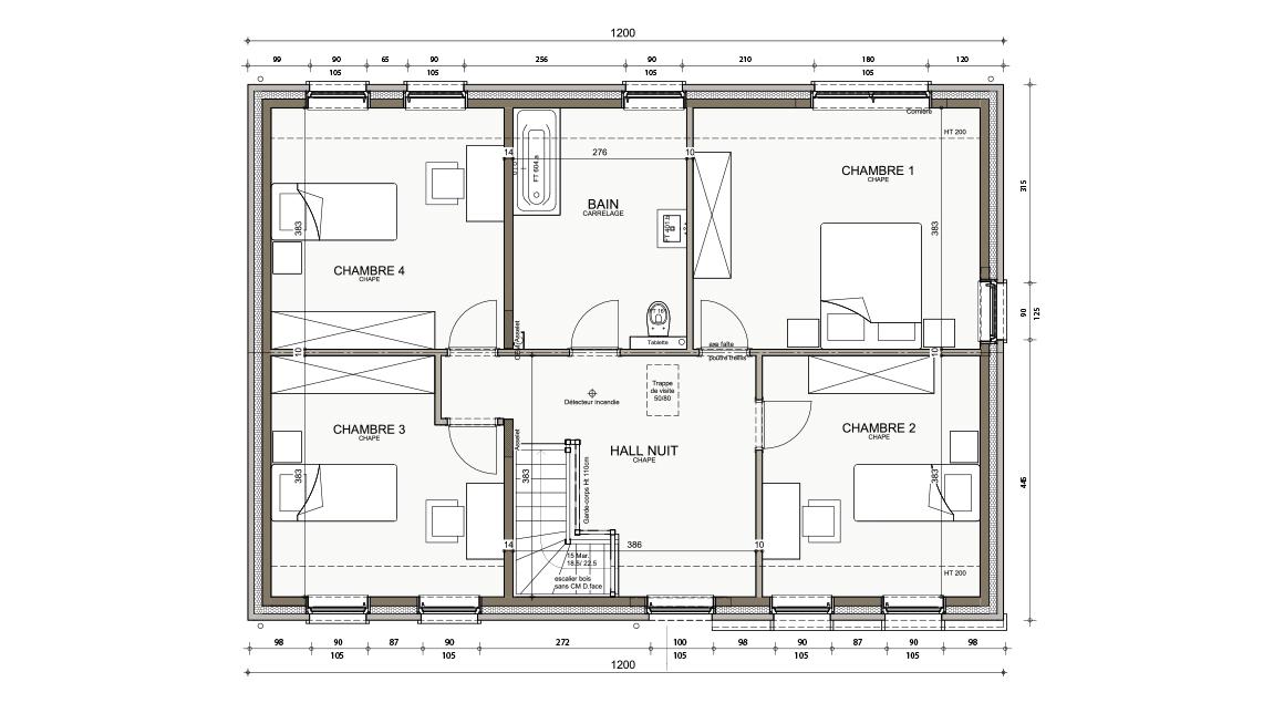 Ecostyle 15 - Plan étage