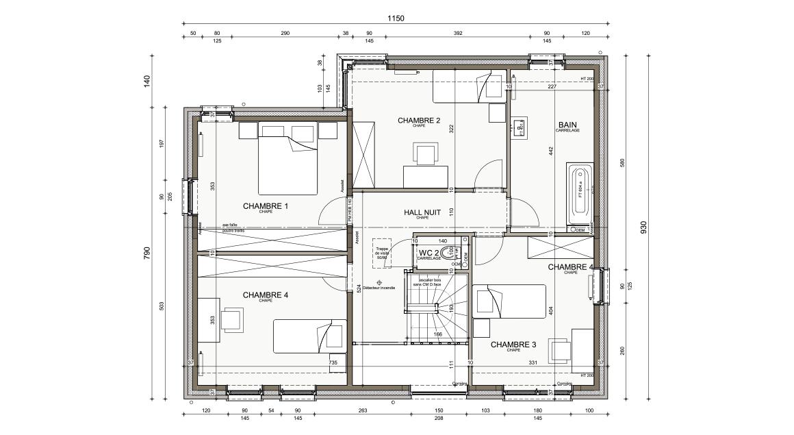 Ecostyle 16 - Plan étage
