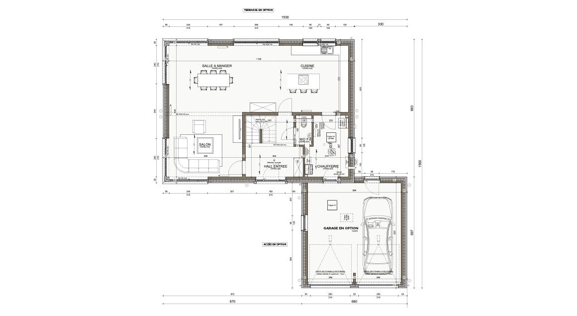 Ecostyle 17 - Plan rez-de-chaussée
