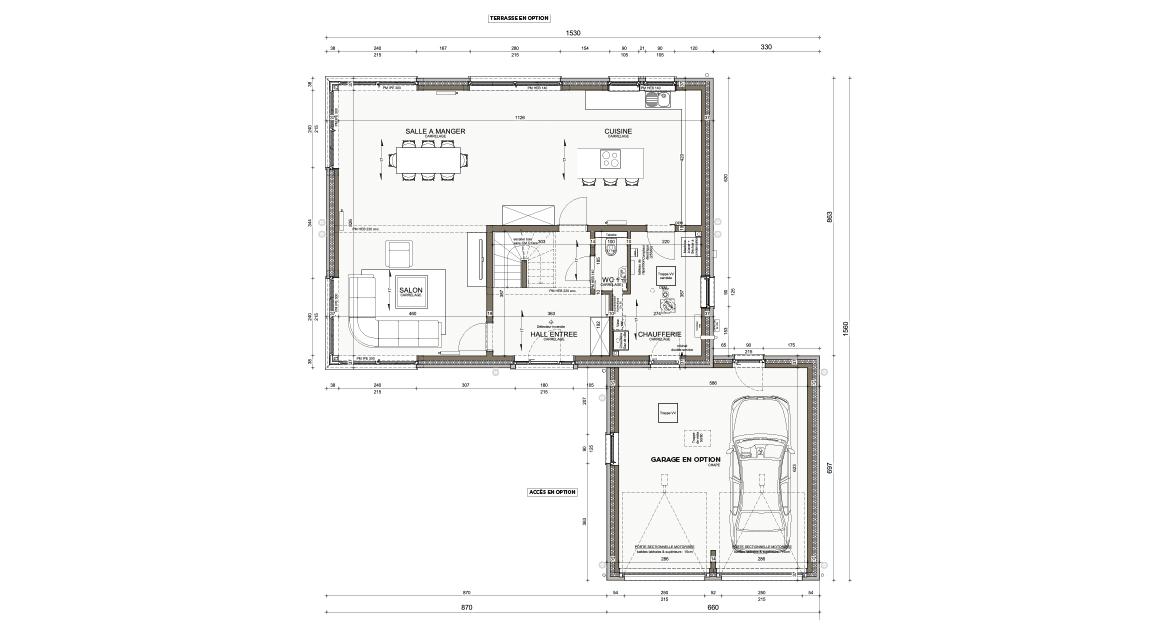 Ecostyle 17 - Plan rez-de-chaussée