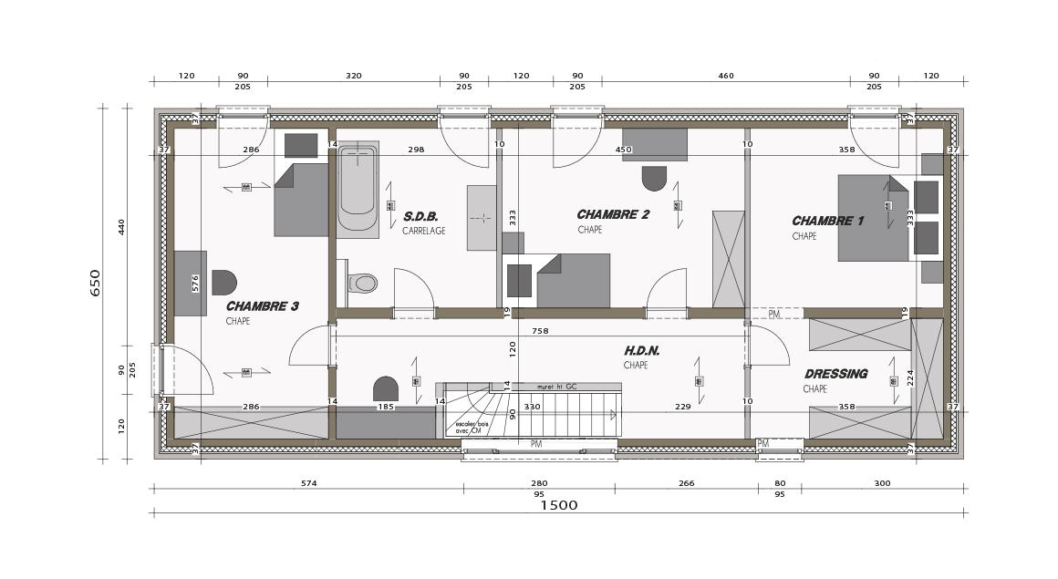 Ecostyle 20 - Plan étage