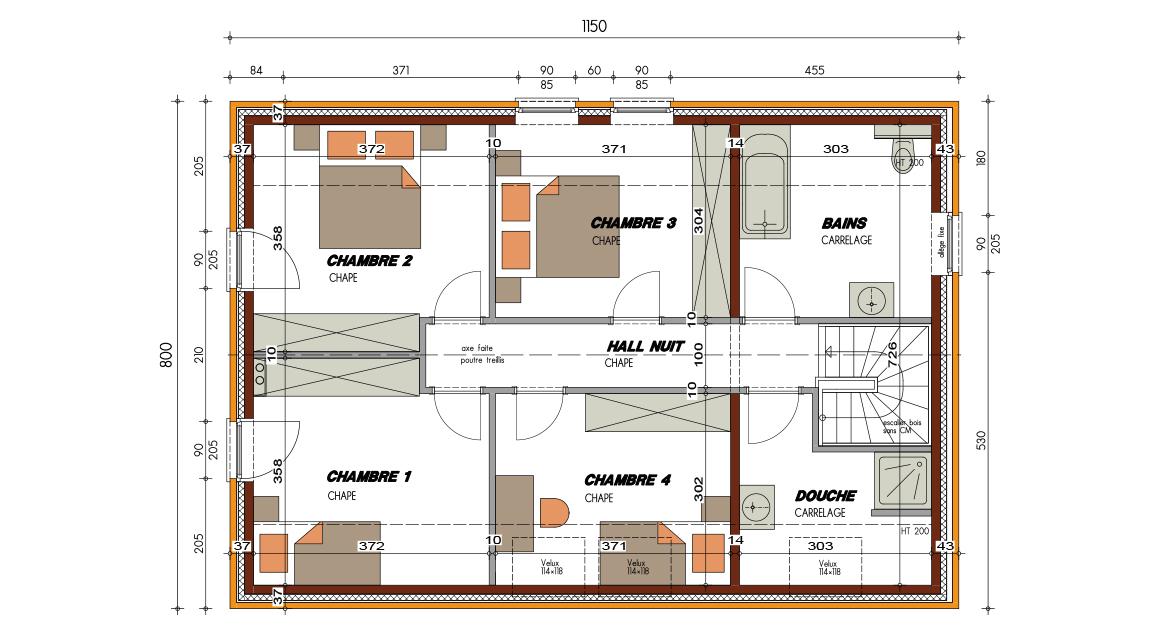 Ecostyle 21 - Plan étage