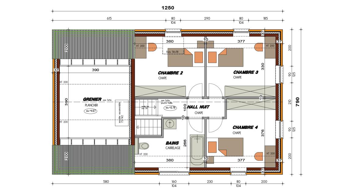Ecostyle 23 - Plan étage