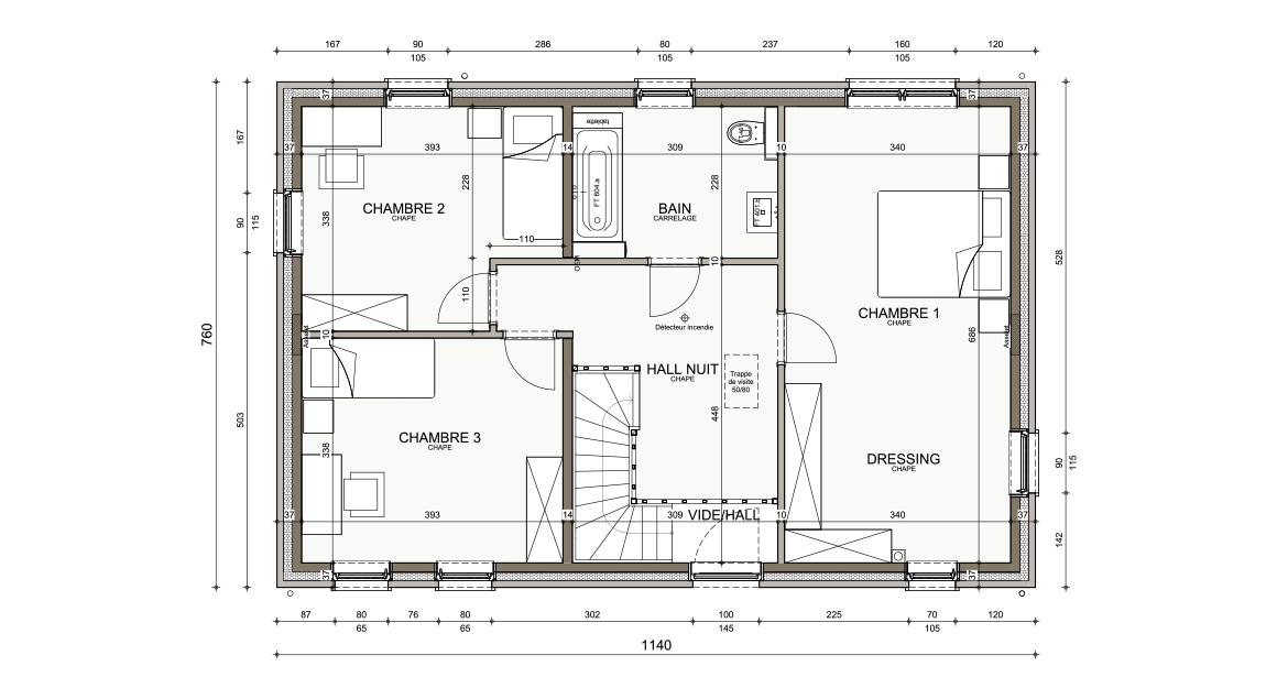 Ecostyle 25 - Plan étage