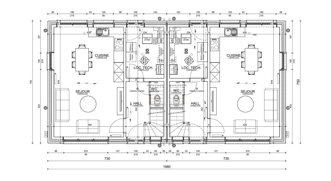 Ecostyle 26 - Plan rez-de-chaussée