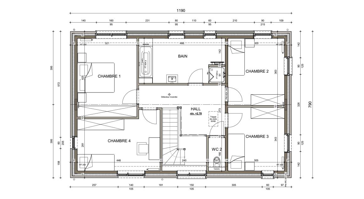 Ecostyle 28 - Plan étage