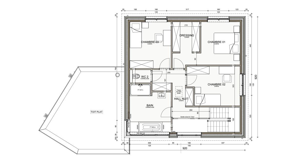 Ecostyle 30 - Plan étage