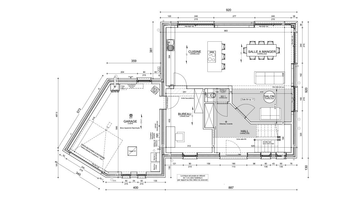 Ecostyle 30 - Plan rez-de-chaussée