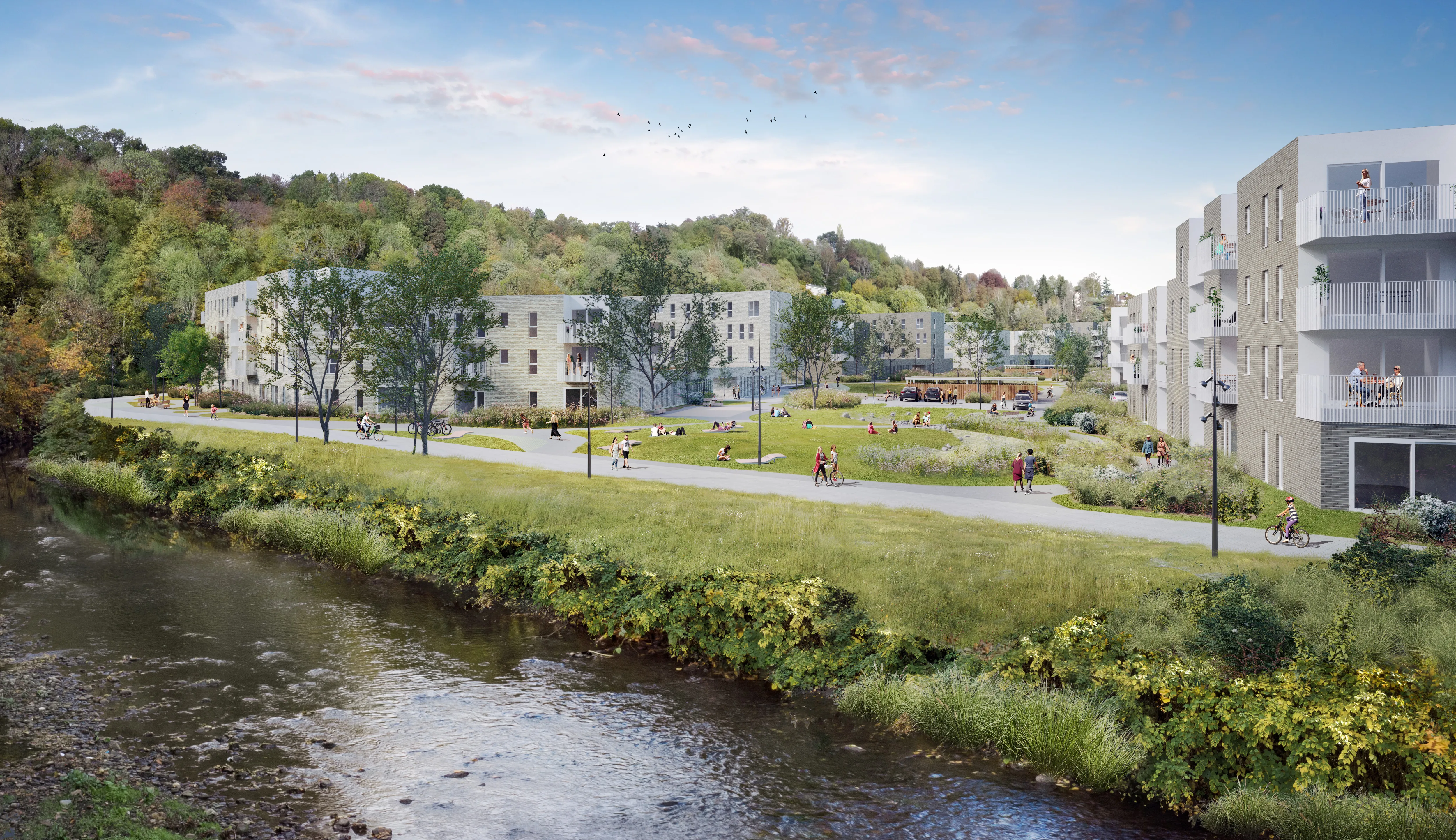 Eco-quartier résidentiel à VERVIERS.
