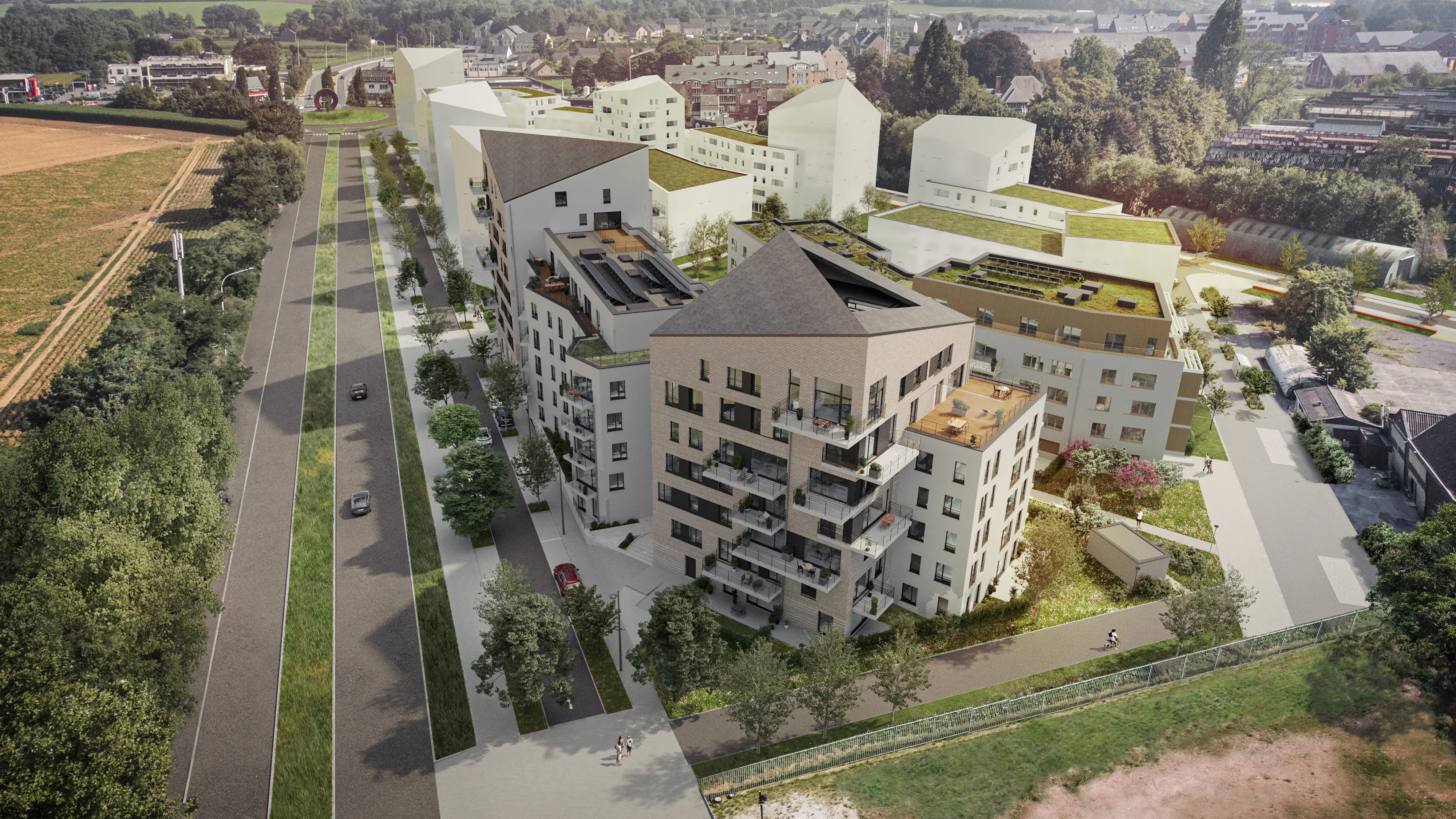 Gembloux - Permis d’urbanisme octroyé pour les 144 premiers logements du projet ‘Croisée des Champs’