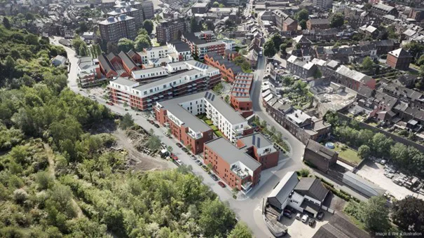 Vente en bloc de 62 appartements  sur le projet « Asty Moulin » à Namur 