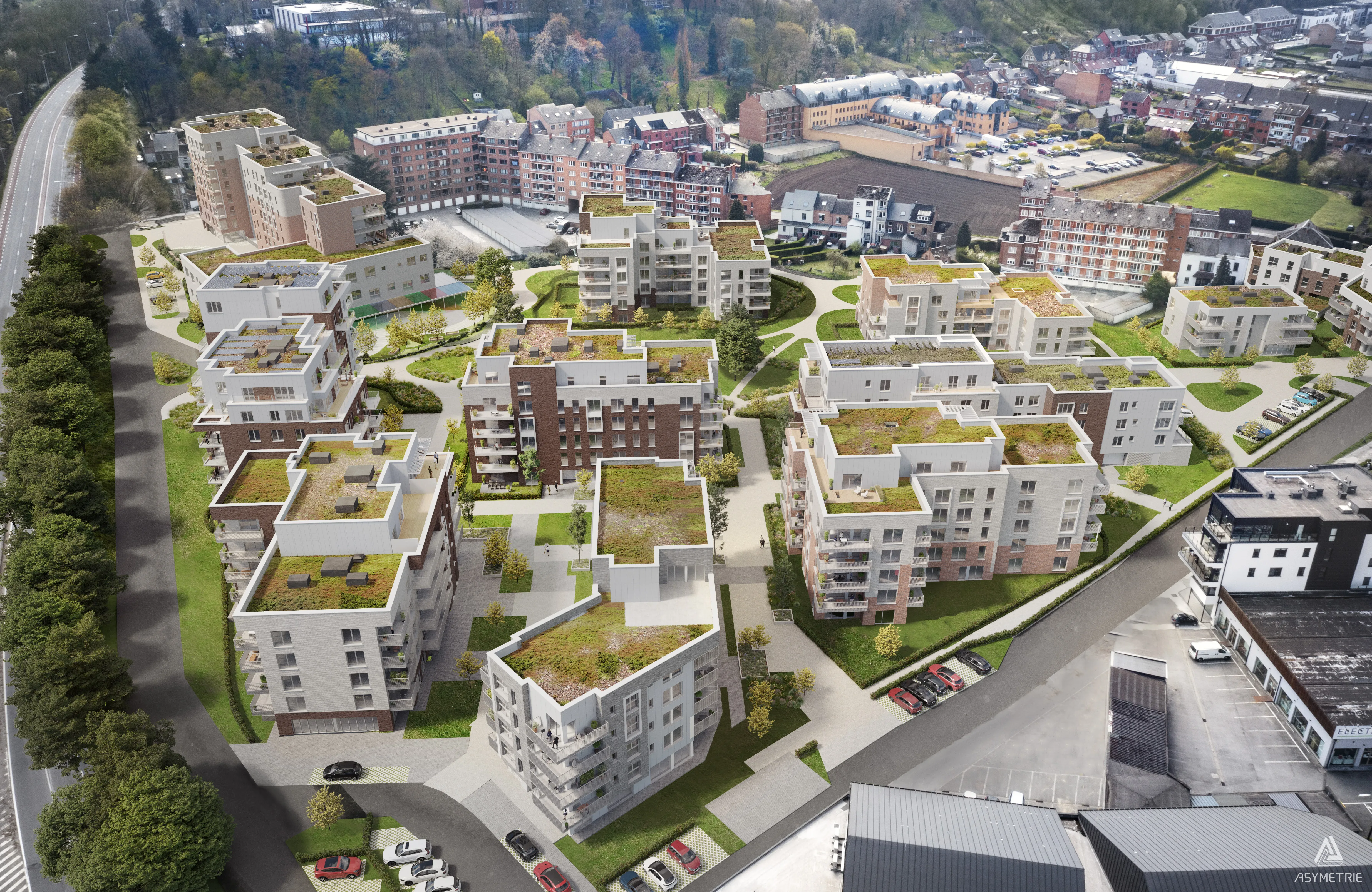 Une alliance stratégique avec Unibra pour le nouveau quartier « Parc d'Enhaive » à Namur