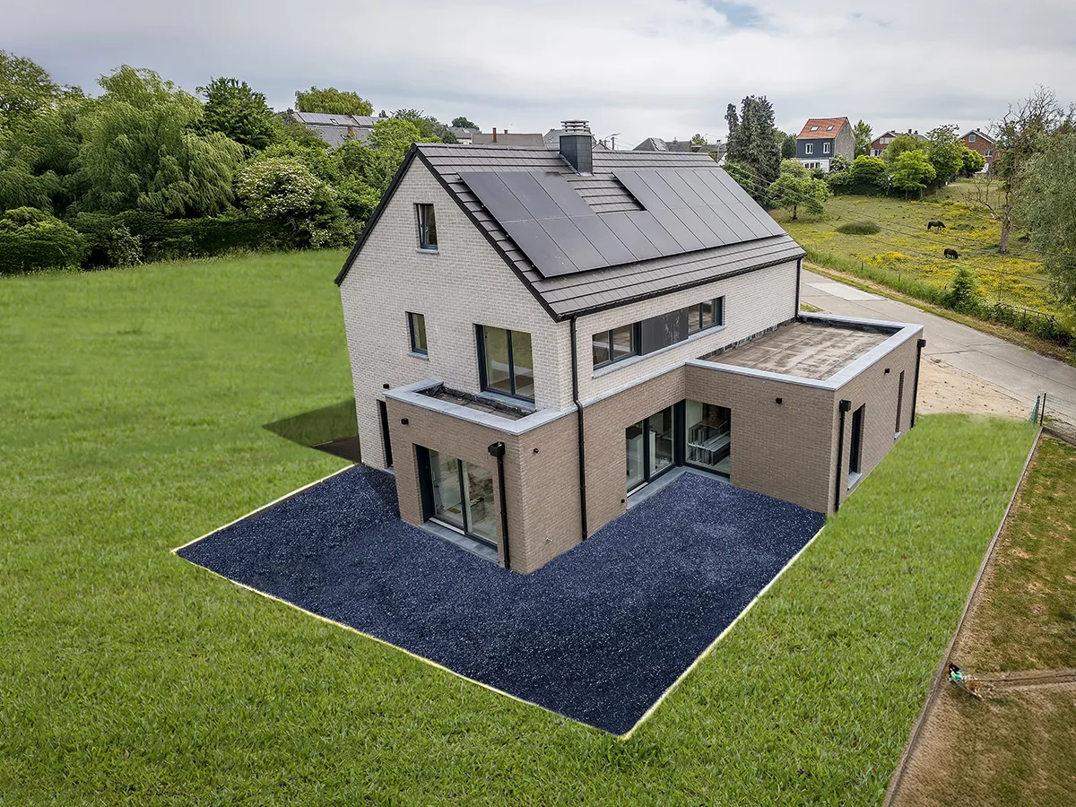 Un client nous ouvre les portes de sa maison neuve à Baulers (Nivelles)