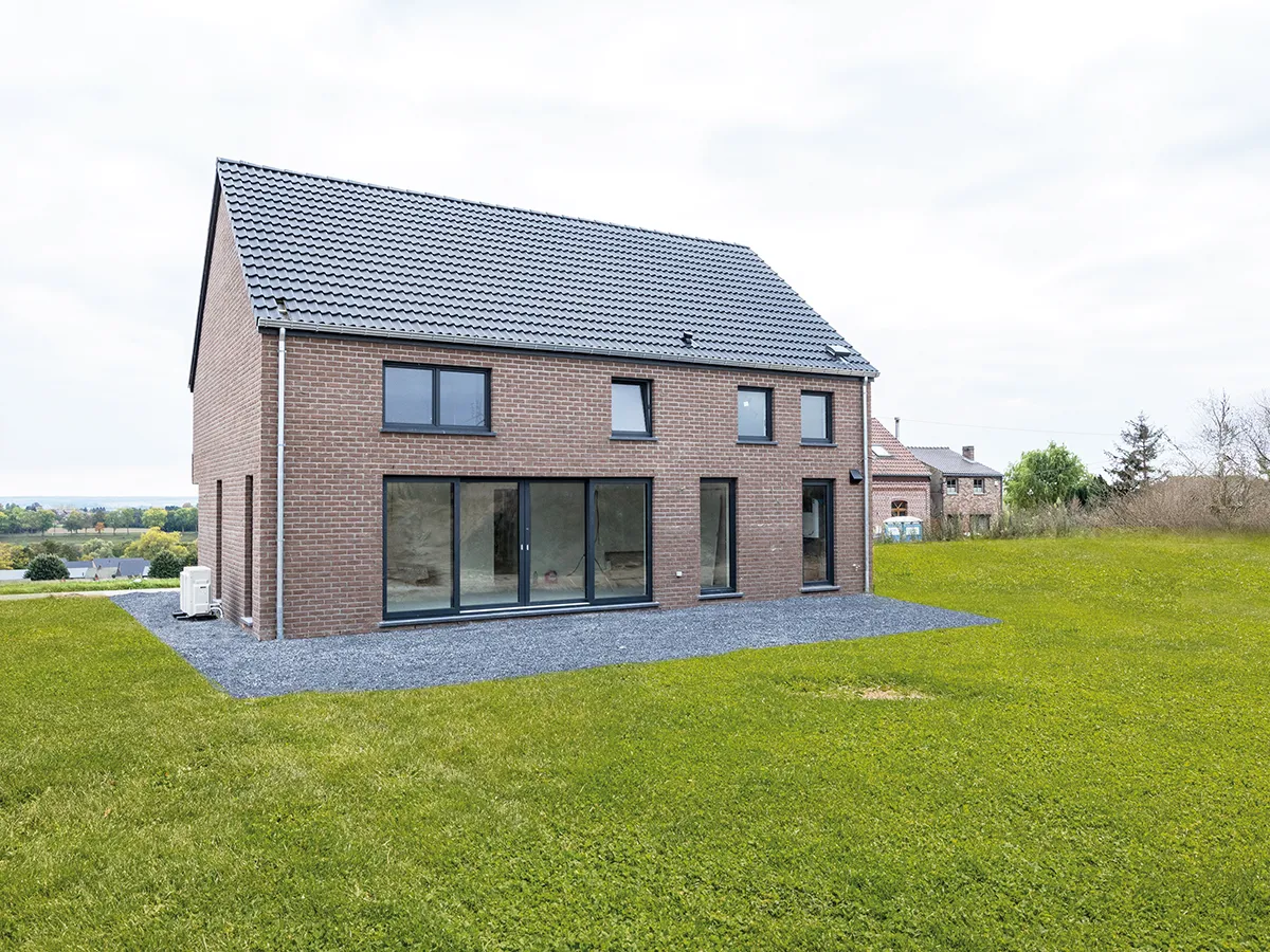 Un client nous ouvre les portes de sa maison neuve à Thieu (Le Roeulx)