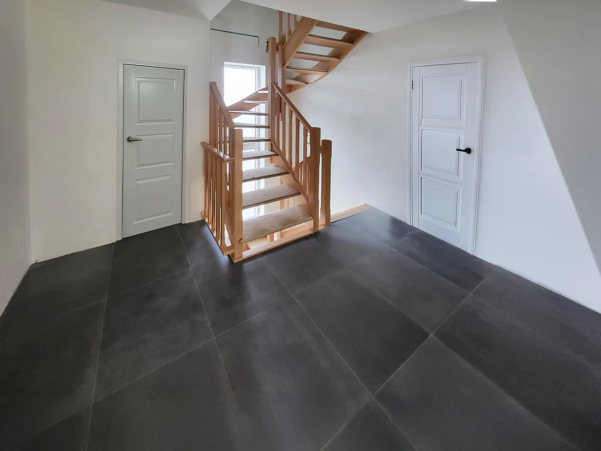 Un client nous ouvre les portes de sa maison neuve à Ramillies