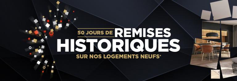 50 jours de remises historiques