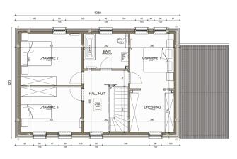 Maison d'inspiration Écostyle 03 plans de l'étage