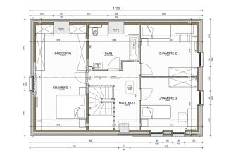 Maison d'inspiration Écostyle 04 plans de l'étage
