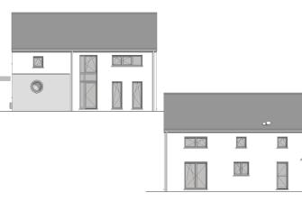 Maison d'inspiration Écostyle 06 plans des façades