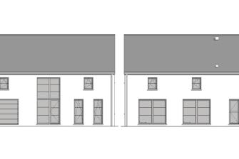 Maison d'inspiration Écostyle 07 plans des façades