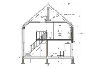 Maison d'inspiration Écostyle 08 plans en coupe