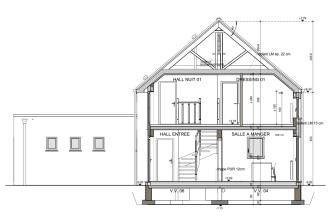 Maison d'inspiration Écostyle 09 plans en coupe
