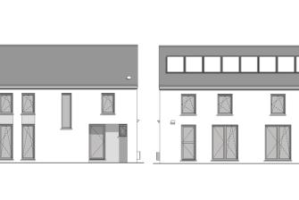 Maison d'inspiration Écostyle 10 plans des façades