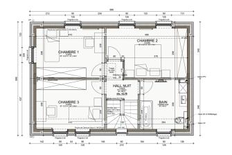 Maison d'inspiration Écostyle 10 plans de l'étage