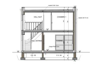 Maison d'inspiration Écostyle 11 plans en coupe