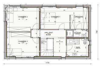 Maison d'inspiration Écostyle 11 plans de l'étage