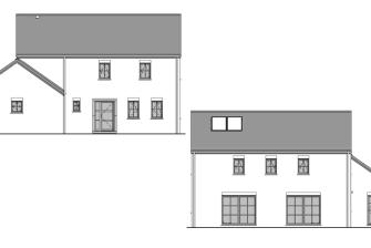 Maison d'inspiration Écostyle 01 plans des façades